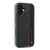 Чохол Audi Carbon Fiber Stripe для iPhone 16 Black (AUS-TPUPCIP16-R8/D1-BK)