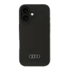 Чохол Audi Silicone Case для iPhone 16 Black (AU-LSRIP16-Q3/D1-BK)