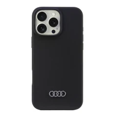 Чохол Audi Silicone Case для iPhone 16 Pro Max Black (AU-LSRIP16PM-Q3/D1-BK)