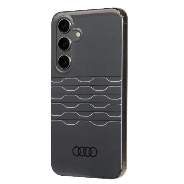 Чехол Audi IML для Samsung Galaxy S24 (S921) Black (AU-IMLS24-A6/D3-BK)