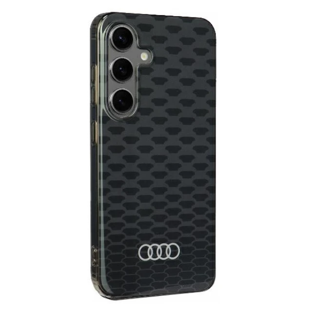 Чохол Audi IML Pattern для Samsung Galaxy S24 (S921) Black with MagSafe (AU-IMLMS24-Q5/D3-BK)