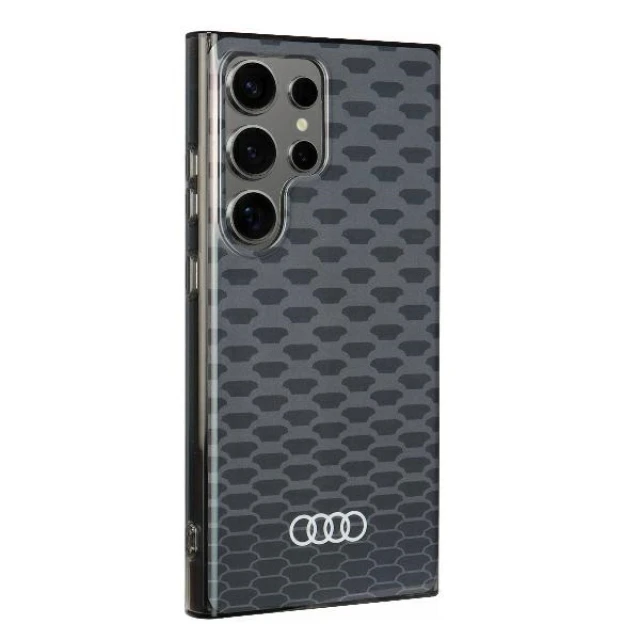 Чохол Audi IML Pattern для Samsung Galaxy S24 Ultra (S928) Black with MagSafe (AU-IMLMS24U-Q5/D3-BK)