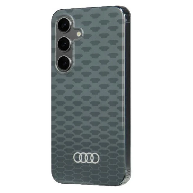 Чохол Audi IML Pattern для Samsung Galaxy S24 (S921) Grey with MagSafe (AU-IMLMS24-Q5/D3-GY)