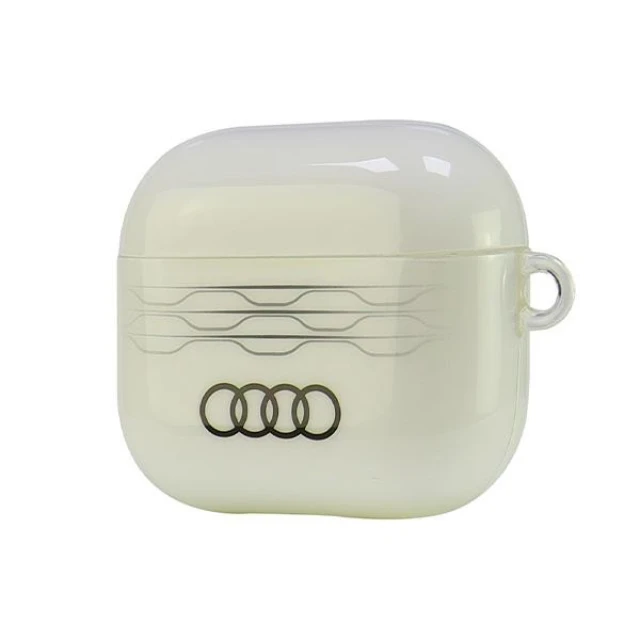 Чохол для навушників Audi IML Geometric Pattern для AirPods 3 White (AU-IMLAP3-A6/D3-WE)