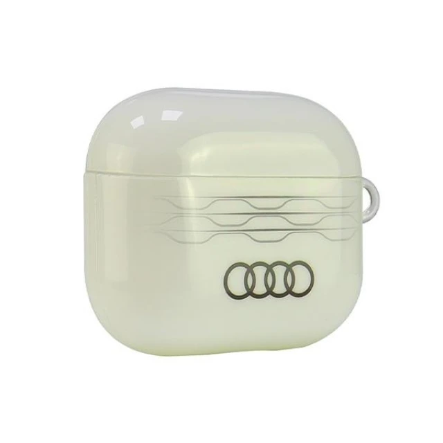 Чохол для навушників Audi IML Geometric Pattern для AirPods 3 White (AU-IMLAP3-A6/D3-WE)