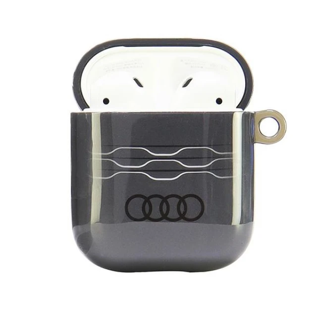 Чехол для наушников Audi IML Geometric Pattern для AirPods Grey (AU-IMLAP-A6/D3-GY)