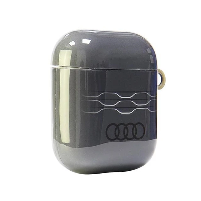 Чехол для наушников Audi IML Geometric Pattern для AirPods Grey (AU-IMLAP-A6/D3-GY)