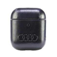 Чохол для навушників Audi Leather Big Logo для AirPods Black (AU-AP-GT/D3-BK)