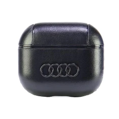 Чохол для навушників Audi Leather Big Logo для AirPods 3 Black (AU-AP3-GT/D3-BK)