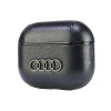 Чохол для навушників Audi Leather Big Logo для AirPods 3 Black (AU-AP3-GT/D3-BK)