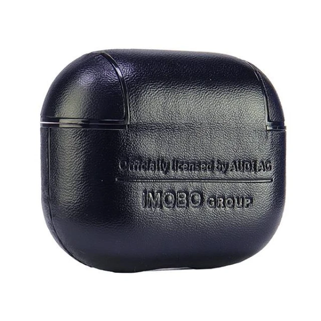 Чохол для навушників Audi Leather Big Logo для AirPods 3 Black (AU-AP3-GT/D3-BK)