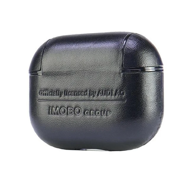 Чохол для навушників Audi Leather Big Logo для AirPods 3 Black (AU-AP3-GT/D3-BK)