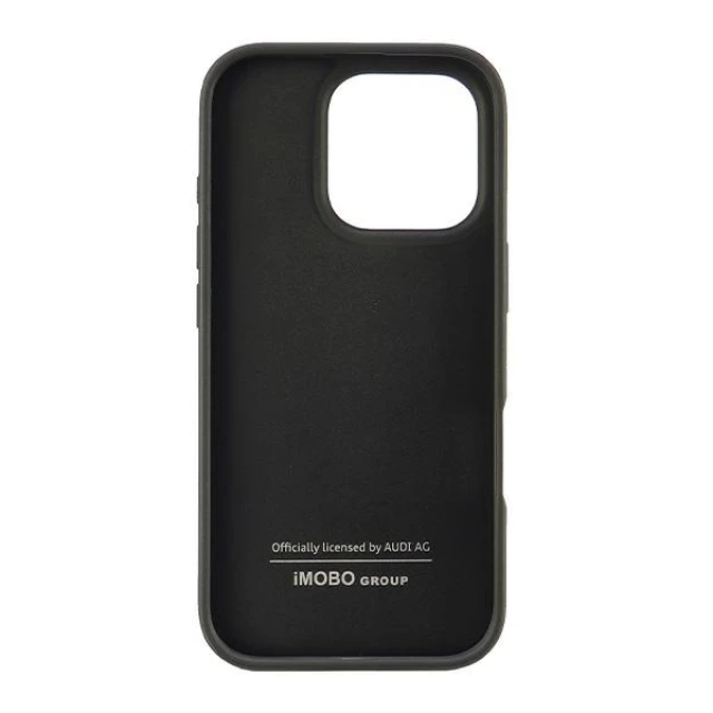 Чохол Audi GT Synthetic Leather для iPhone 16 Pro Black (AU-TPUPCIP16P-GT/D2-BK)