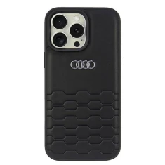 Чохол Audi GT Synthetic Leather для iPhone 16 Pro Max Black (AU-TPUPCIP16PM-GT/D2-BK)