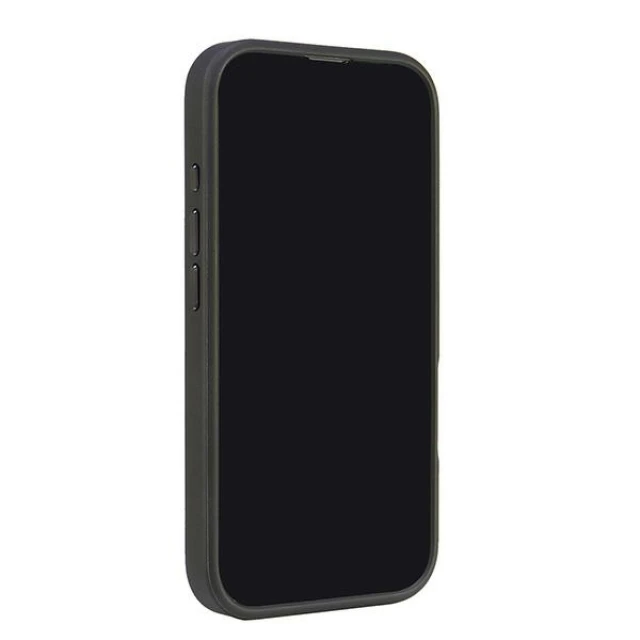 Чохол Audi Genuine Leather для iPhone 16 Black Red with MagSafe (AU-TPUPCMIP16-R8/D3-RD)