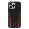 Чохол Audi Genuine Leather для iPhone 16 Pro Max Black Red with MagSafe (AU-TPUPCMIP16PM-R8/D3-RD)