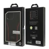 Чохол Audi Genuine Leather для iPhone 16 Pro Max Black Red with MagSafe (AU-TPUPCMIP16PM-R8/D3-RD)