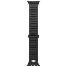 Ремешок Audi Logo Genuine Leather Magnetic Ring для Apple Watch 49 | 46 | 45 | 44 | 42 mm (1-3 series) Black (AU-GL-AW44-49-GT/D2-BK)