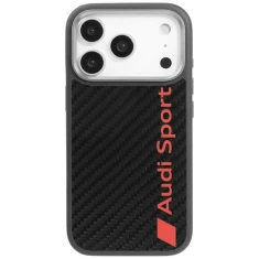 Чохол Audi R8 Carbon Fiber для iPhone 17 Pro Black with MagSafe (AUS-TPUPCMIP17P-R8/D2-BK)