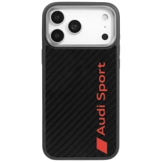 Чохол Audi R8 Carbon Fiber для iPhone 17 Pro Max Black with MagSafe (AUS-TPUPCMIP17PM-R8/D2-BK)