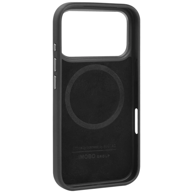 Чохол Audi R8 Genuine Leather для iPhone 17 Pro Black Red with MagSafe (AU-TPUPCMIP17P-R8/D3-RD)