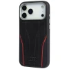 Чохол Audi R8 Genuine Leather для iPhone 17 Pro Max Black Red with MagSafe (AU-TPUPCMIP17PM-R8/D3-RD)