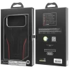 Чохол Audi R8 Genuine Leather для iPhone 17 Pro Max Black Red with MagSafe (AU-TPUPCMIP17PM-R8/D3-RD)