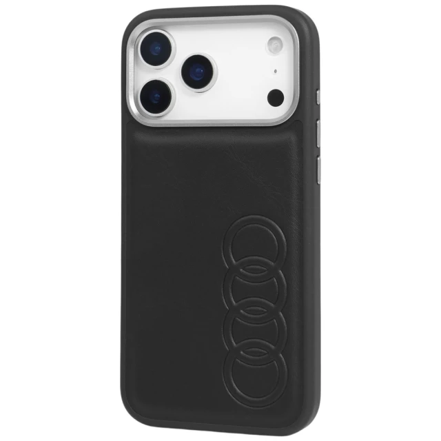 Чохол Audi TT Synthetic Leather для iPhone 17 Pro Black with MagSafe (AU-TPUPCIP17P-TT/D1-BK)