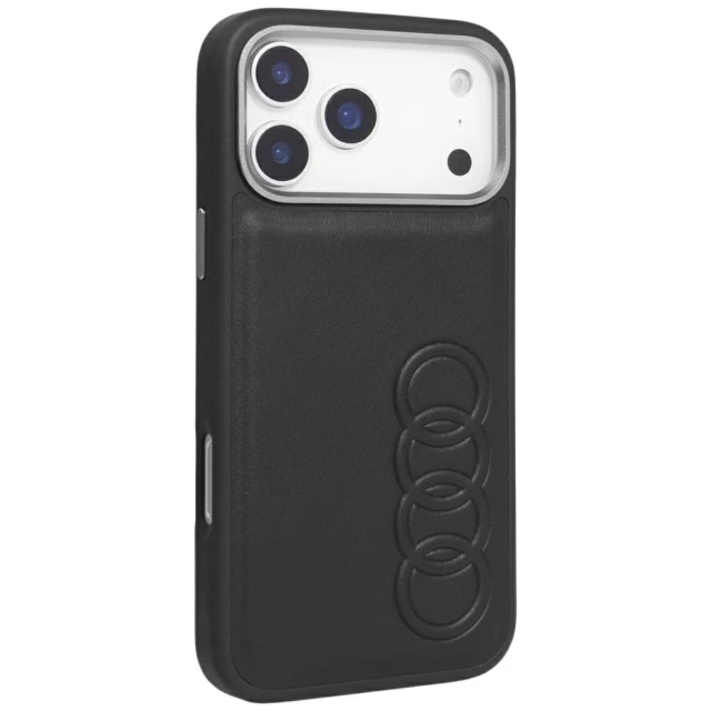 Чохол Audi TT Synthetic Leather для iPhone 17 Pro Black with MagSafe (AU-TPUPCIP17P-TT/D1-BK)