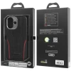 Чохол Audi R8 Genuine Leather для iPhone 17 Black Red with MagSafe (AU-TPUPCMIP17-R8/D3-RD)