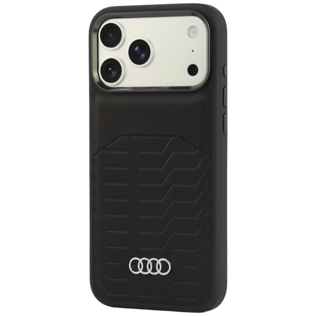 Чохол Audi GT Synthetic Leather для iPhone 18 Pro Max | 17 Pro Max Black (AU-TPUPCMIP18PM-GT/D3-BK)