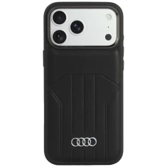 Чохол Audi Synthetic Leather Case для iPhone 18 Pro Max | 17 Pro Max Black (AU-TPUPCMIP18PM-Q5/D1-BK)