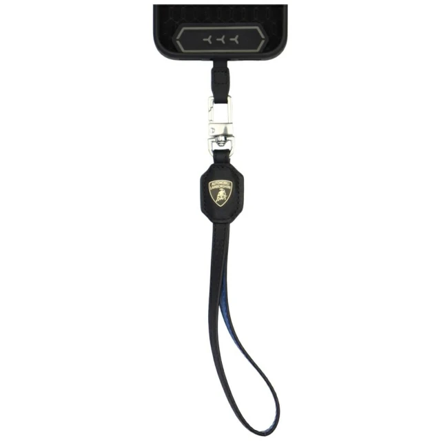 Універсальний ремінець Lamborghini D1 Leather Handstrap Blue (LB-HSLGL-TE/D1-BE)