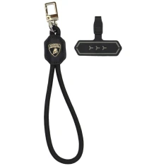 Універсальний шнурок Lamborghini Urus D1 Handstrap Black (LB-HSL6-UR/D1-BK)