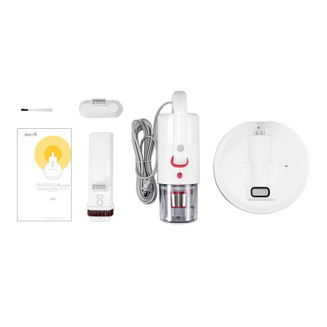 Пилосос ручний DEERMA CM1300 UV від кліщів (White)