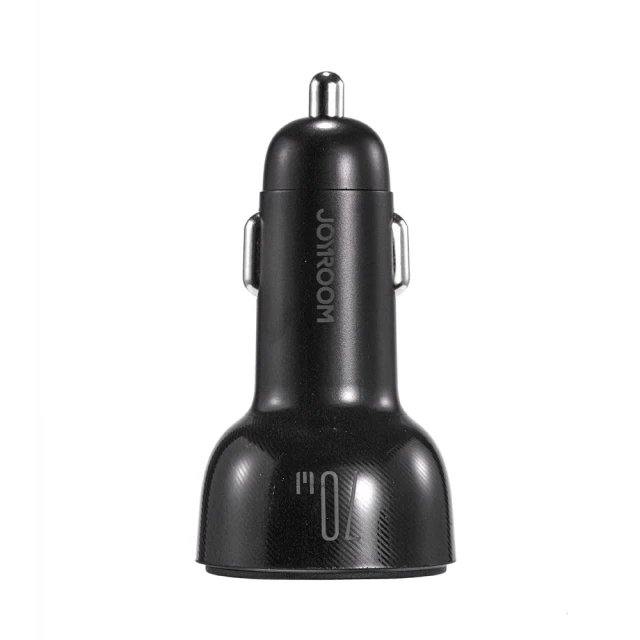 Автомобільний зарядний пристрій Joyroom Quick Charge 2xUSB-C/USB-A 70W Black (JR-CL26)