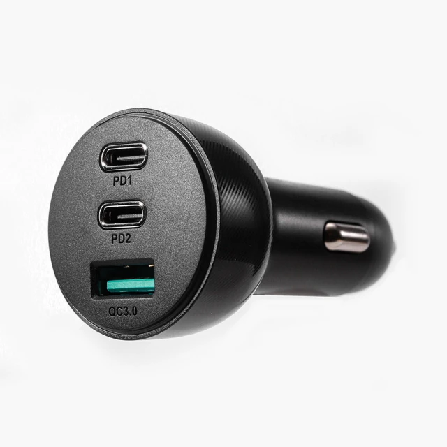 Автомобільний зарядний пристрій Joyroom Quick Charge 2xUSB-C/USB-A 70W Black (JR-CL26)