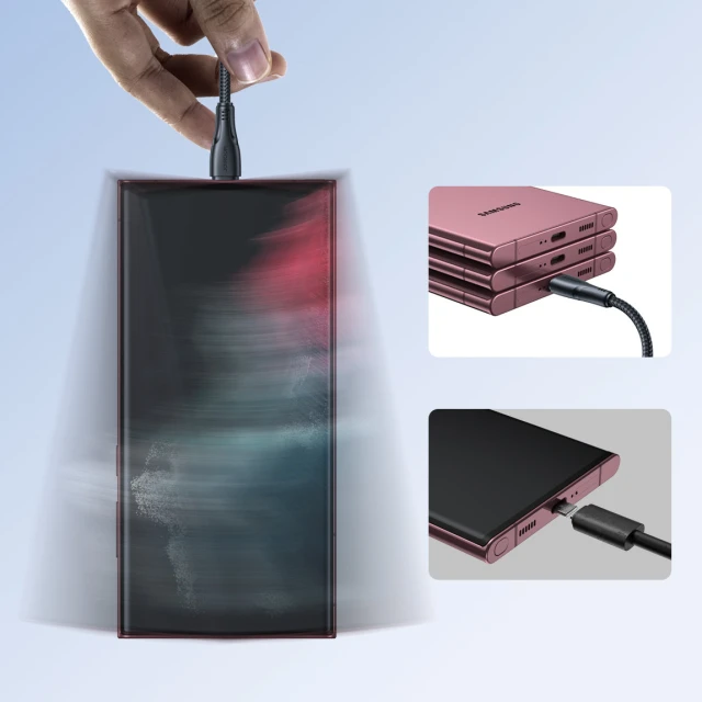 Кабель Joyroom Surpass Series Fast Charging USB-A to USB-C 1.2m Black (S-UC027A11B)