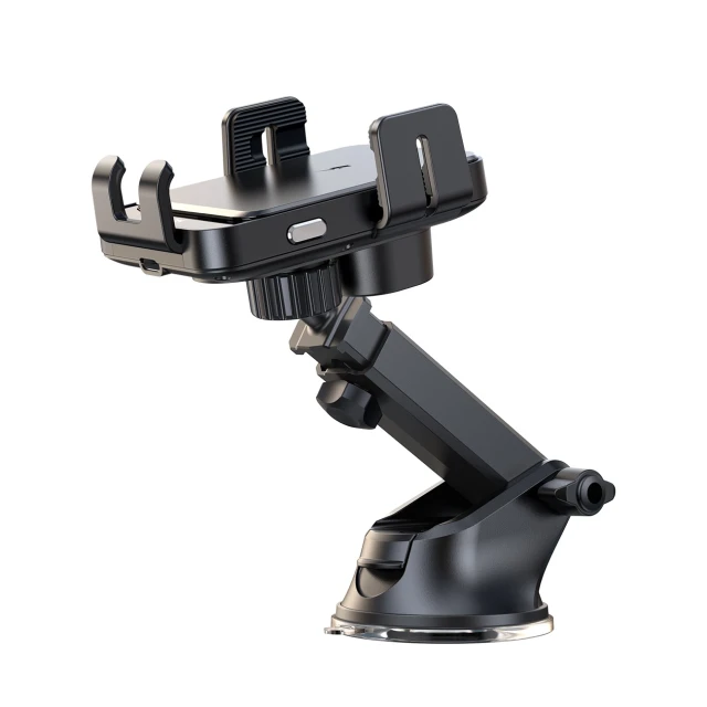 Автотримач з функцією бездротової зарядки Joyroom Electric Dashboard Mount 15W Black (JR-ZS219)