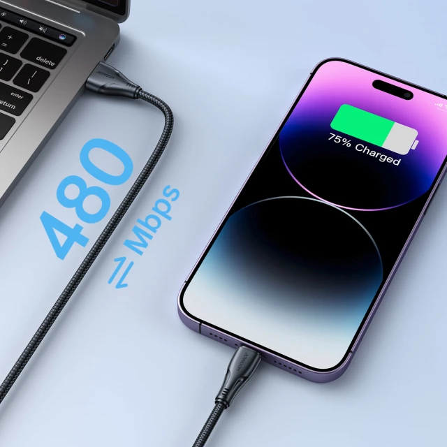 Кабель Joyroom Surpass Series USB-A to Lightning 1.2m Black (S-UL012A11B)