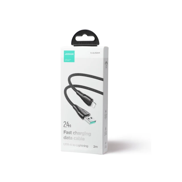 Кабель Joyroom Surpass Series USB-A to Lightning 2m Black (S-UL012A112B)
