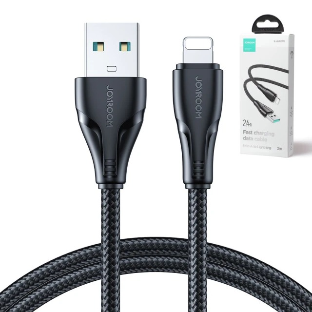 Кабель Joyroom Surpass Series USB-A to Lightning 2m Black (S-UL012A112B)