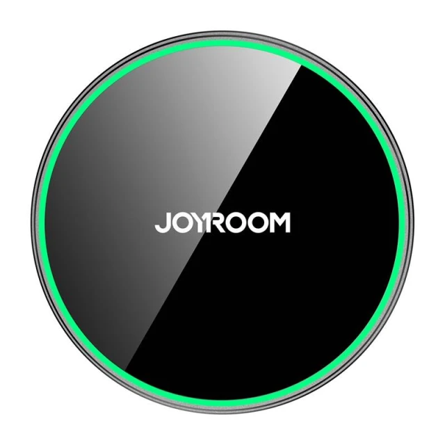 Автотримач з функцією бездротової зарядки Joyroom Air Vent 15W Black (JR-ZS412)