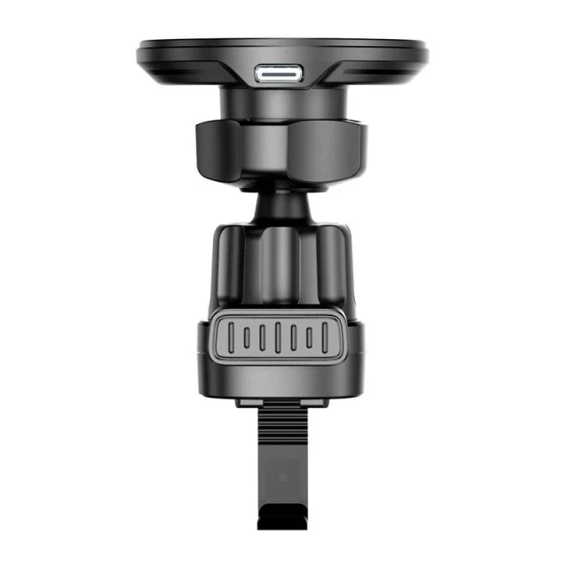 Автотримач з функцією бездротової зарядки Joyroom Air Vent 15W Black (JR-ZS412)