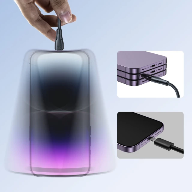 Кабель Joyroom Surpass Series Fast Charging USB-C to Lightning 1.2m 20W Black (S-CL020A11B)