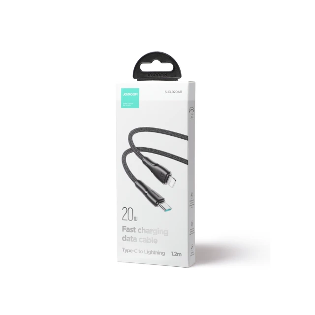 Кабель Joyroom Surpass Series Fast Charging USB-C to Lightning 1.2m 20W Black (S-CL020A11B)