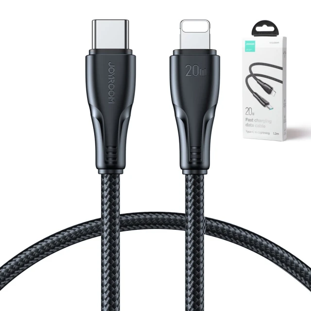 Кабель Joyroom Surpass Series Fast Charging USB-C to Lightning 1.2m 20W Black (S-CL020A11B)