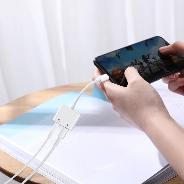 Адаптер Joyroom Lightning to 2x Lightning White (S-Y104-WH)