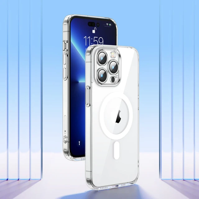 Чохол Joyroom 14D Magnetic Case для iPhone 14 Pro Max Clear with MagSafe (JR-14D8)