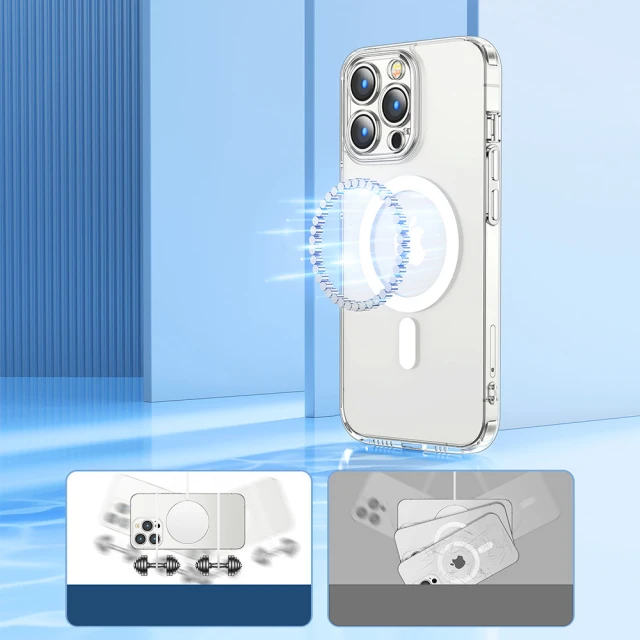 Чохол Joyroom 14D Magnetic Case для iPhone 14 Pro Max Clear with MagSafe (JR-14D8)